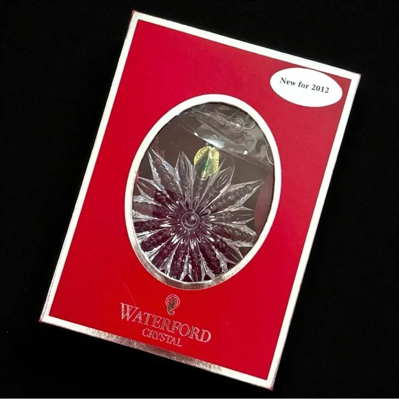 Waterford Crystal Snowstar Ornament the "New for 2012" in Original Box - Picture 4 of 11